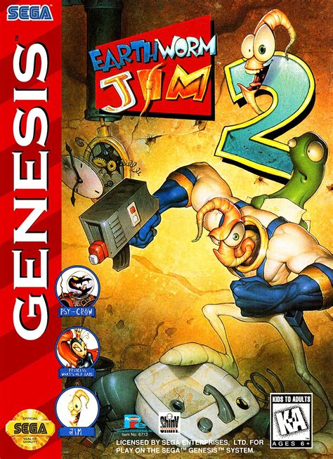 Earthworm Jim 2 Sega Genesis Sg Rom Download