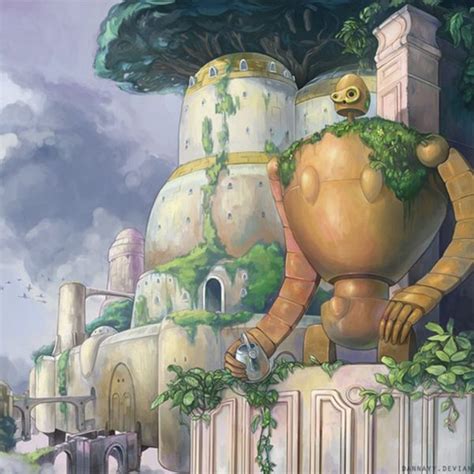 Ghibli Tenkuu No Shiro Laputa Robot Fanart Ghibli Artwork