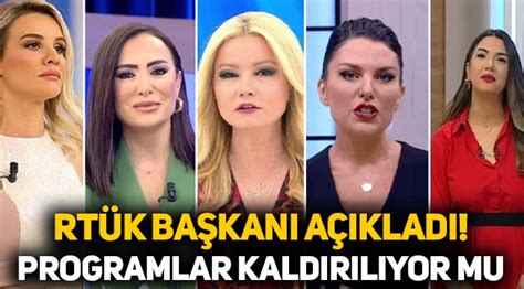 Kadın programları kaldırılacak mı RTÜK Başkanı Ebubekir Şahin den