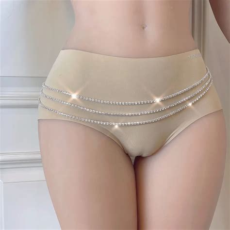 Women Beach Sexy Hip Body Jewelry Diamond Crystal Belly Dance Waist