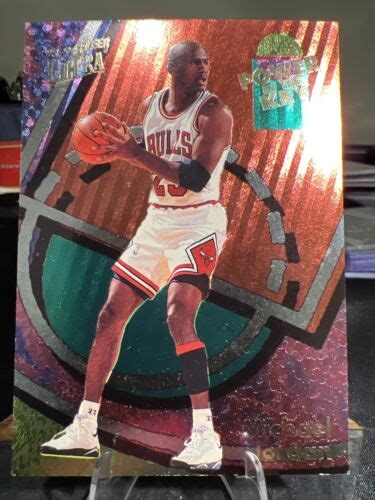 Fleer Ultra Michael Jordan Power In The Key Rare Bulls Ebay