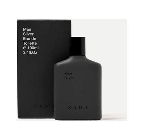 Zara Man Silver Perfume 100ml (Packed in gift box with customized name ...