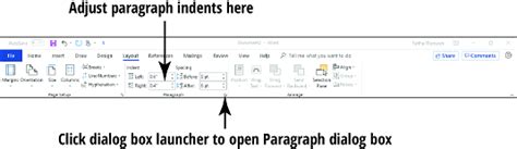 Cómo alinear y sangrar párrafos en Word 2019