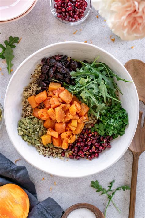 Butternut Squash Cranberry Quinoa Salad