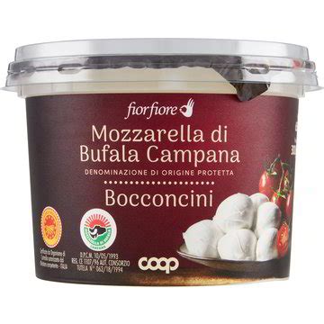 Mozzarella Bufala Campana Dop Bocconcini Coop Fior Fiore G Coop