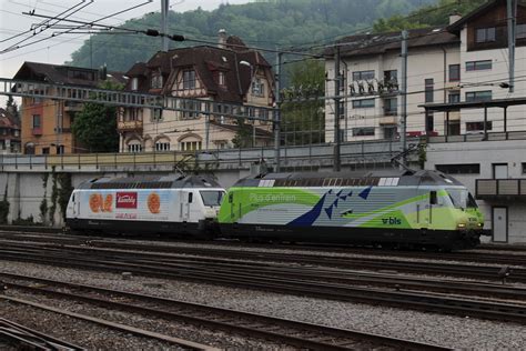 BLS Lötschbergbahn Lokomotive Re 465 001 6 mit Taufname Flickr