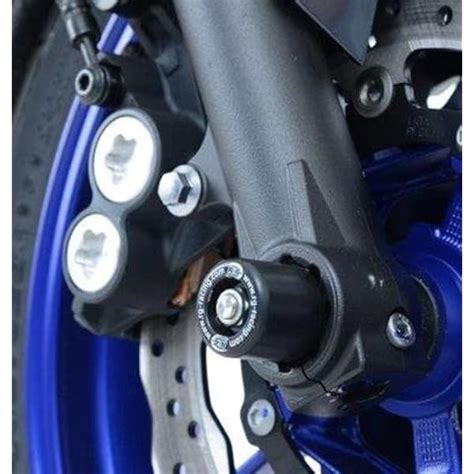 White OES Frame Sliders Fork Sliders Rear Axle Sliders Yamaha FZ 07