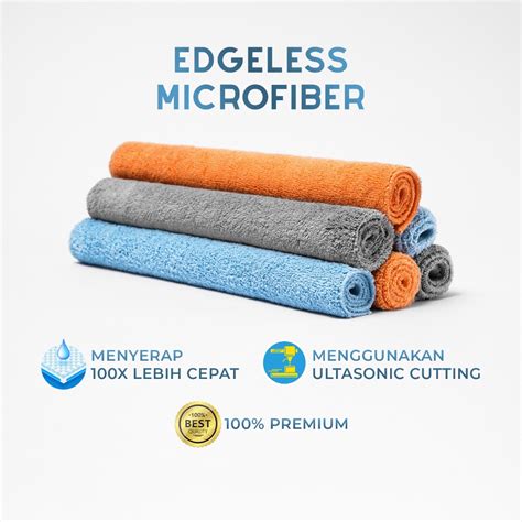 Jual Kain Lap Microfiber Edgless X Gsm Tanpa Obrass Best