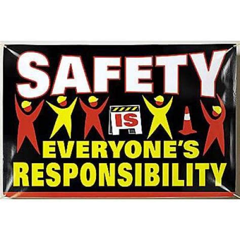 Event And Id Supplies Banners Safety Is Everyones Responsibility