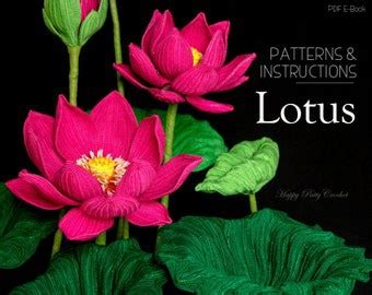 15 Lotus Flower Crochet Patterns Create Stunning Designs Easily At Home