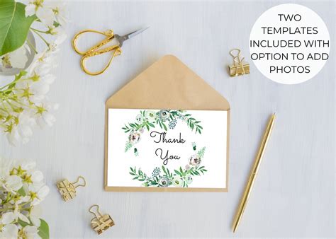 Thank You Card Postcard Template Postcard Template Card Templates