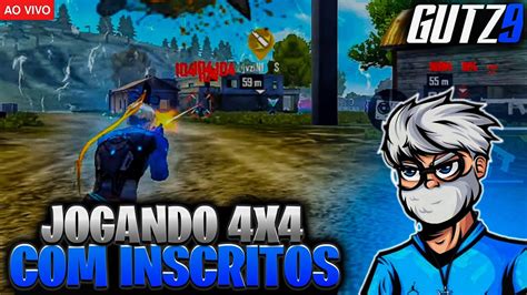 Free Fire Ao Vivo Gutz Gutz Revela X E X Inscritos