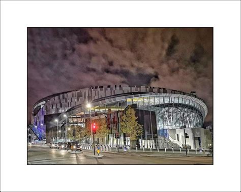 The Tottenham Hotspur Stadium at Night - Etsy UK