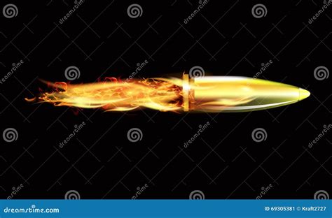 The Fire of the Bullets Shot Stock Vector - Illustration of armed, forces: 69305381