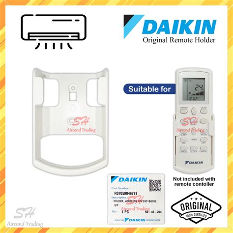 Original Daikin Remote Controller Holder Gs01 Gs02 Remote Control 100 Original Lazada