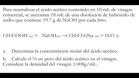 Titulaci N Determinaci N De Acidez En El Vinagre Youtube