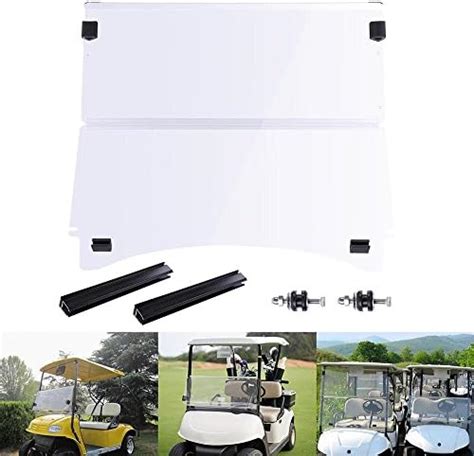 Amazon Club Car Precedent Golf Cart Windshield Fold Down Clear