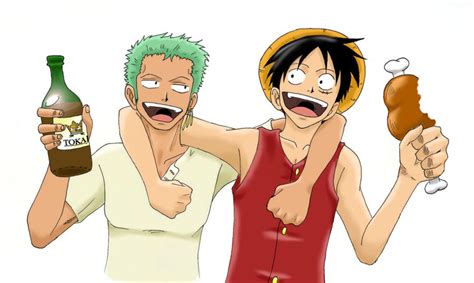 Zoro And Luffy By Wallabby On Deviantart