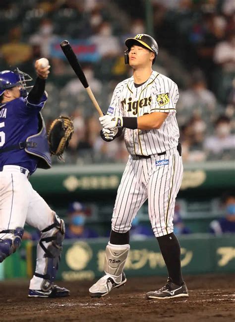 阪神・佐藤輝 代打で三振27打席無安打で自己ワーストまた更新 試合前の早出特打も実らず― スポニチ Sponichi Annex 野球