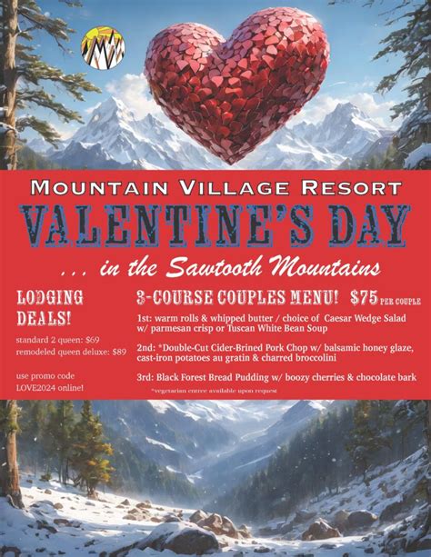 Mountain Village Resort Valentine's Day - Challis Chamber