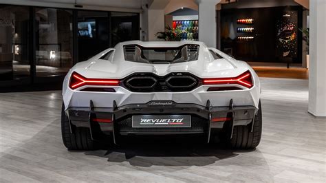 lamborghini revuelto rear view  wallpaper hd car wallpapers