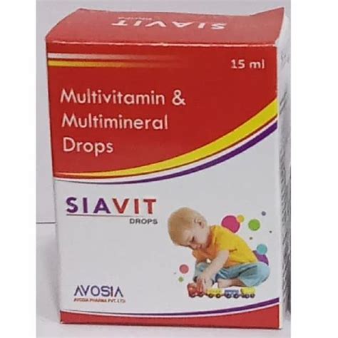 Multivitamin Multimineral Drops Packaging Size 15 Ml At Rs 70