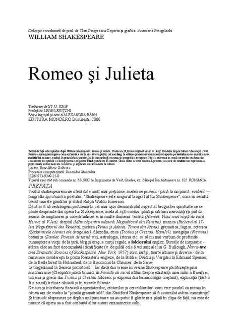 Pdf Romeo Si Julieta De William Sheackspeare Dokumen Tips