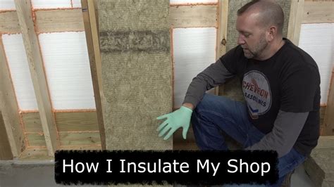 How To Insulate A Pole Building With Foam Board And Roxul Youtube