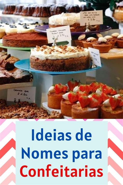 Ideias De Nomes Para Confeitaria Nomes Para Confeitaria