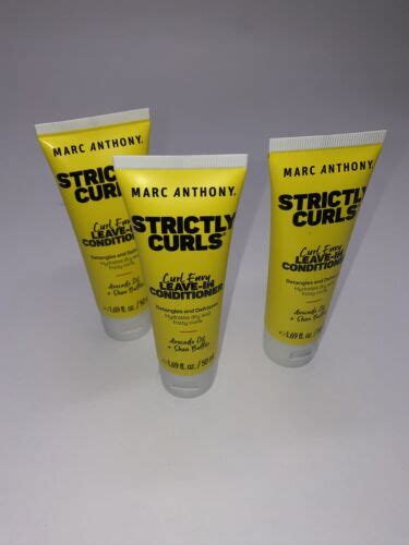 Marc Anthony Strictly Curls Curl Envy Leave In Conditioner 1 69 Oz Lot