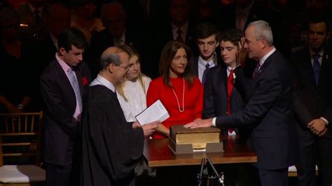 Phil Murphy Sworn In As New Jersey Governor Youtube