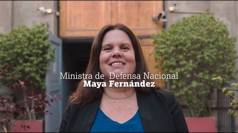 Maya Fern Ndez Futura Ministra De Defensa Nacional Youtube