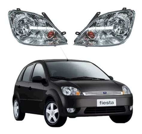 Par Faros Ford Fiesta 2003 2004 2005 2006 2007 Der Izq