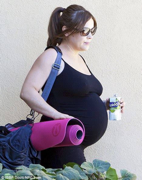 Heavily Pregnant Alyssa Milano Heads To Yoga Class But How Does She