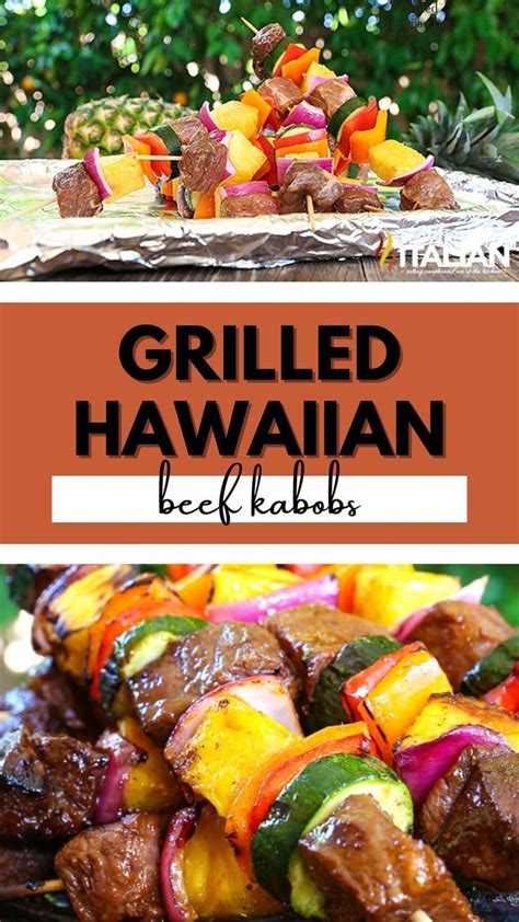 Grilled Hawaiian Beef Kabobs In 2022 Beef Recipes Hawaiian Food Kabob Recipes In 2022