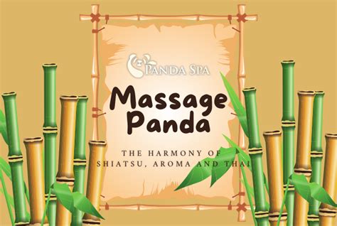 Massage kiểu Panda Sự Hòa Quyện Của Shiatsu Aroma Và Thái Panda Spa