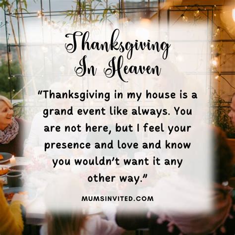 30 Thanksgiving In Heaven Quotes For Those Gone But Not Forgotten