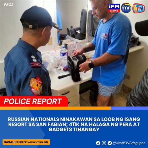 RUSSIAN NATIONALS NINAKAWAN SA LOOB NG ISANG RESORT SA SAN FABIAN 411K