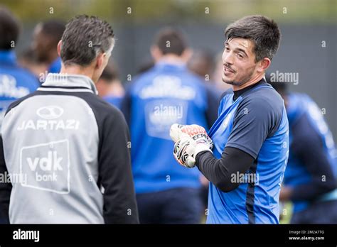 Gent S Keeper Coach Francky Vandendriessche And Gent S Goalkeeper