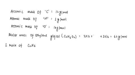 Ethylene Glycol Structural Formula