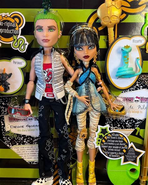 Monster High Creeproduction Cleo De Nile And Deuce Gorgon 2 Pack Dolls