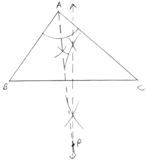 In The Given Triangle Abc Find A Point P Equidistant From Knowledgeboat