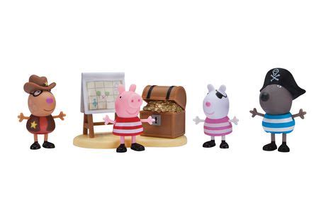 Peppa Pig Pirate Party 4 Figure Pack w/ accessories | Walmart Canada