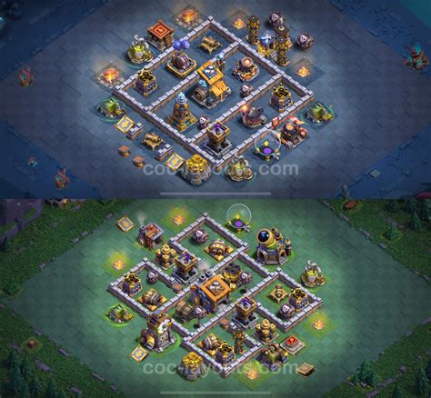 Best Builder Hall Level Anti Stars Base With Link Clash Of Clans