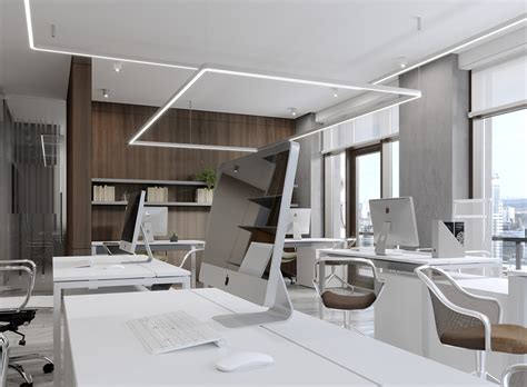 Визуализация проекта офиса г.Киев 2021 on Behance