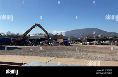 Crane Magnet Picking Up Metal Stock Videos Footage HD And 4K Video