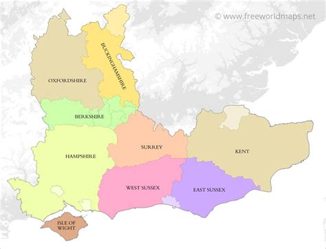 East England County Map