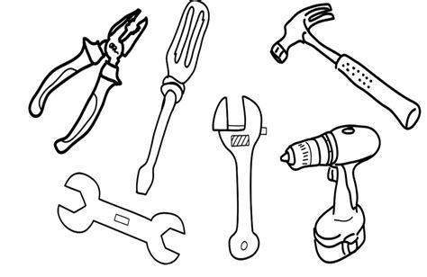 Coloring Pages Of Tools