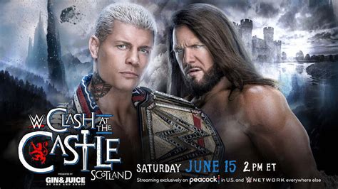 Wwe Clash At The Castle Match Card Start Times How To Watch And