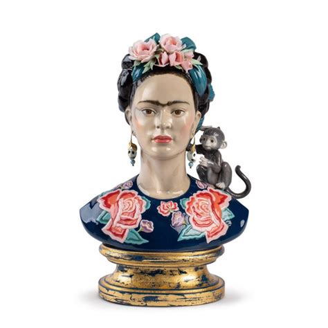 Lladr Frida Kahlo Statue Blue Sculpture Statue Estatua Etsy